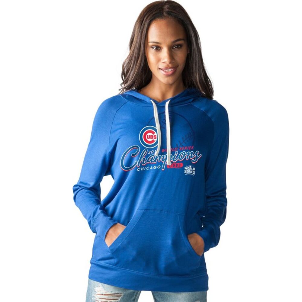 Touch Womens Cubs 2016 World Series Champs Hoodie Sweatshirt, NWT